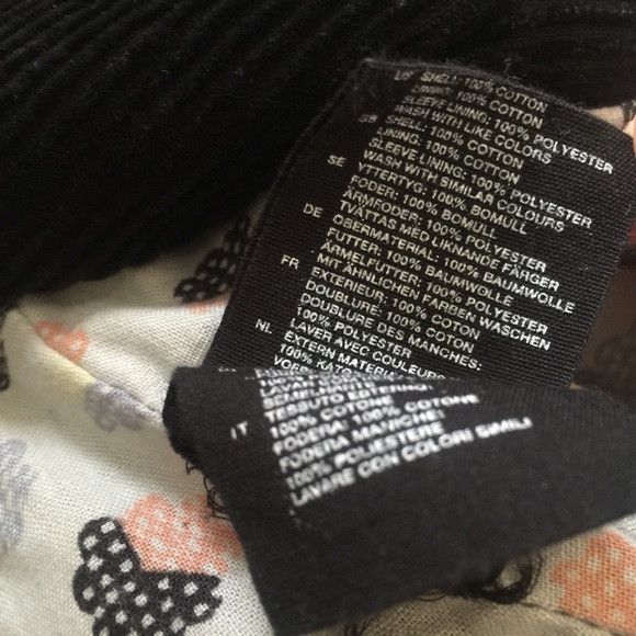 Divided by H&M black corduroy jacket blazer sz 2 - Picture 7 of 8